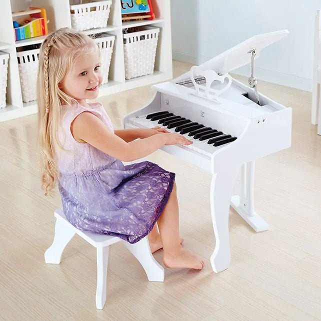 Hape - Hape - Deluxe Grand Piano (White) - Playlaan