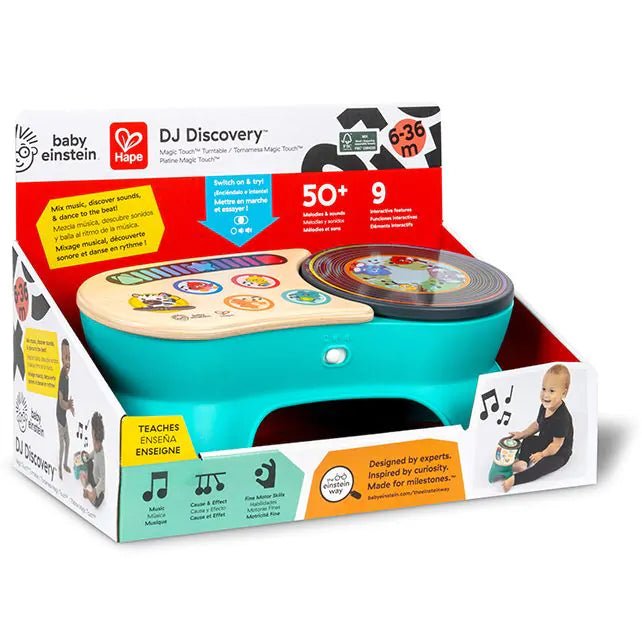 Hape - Hape - DJ Discovery Magic Touch Draaitafel - Baby Einstein - Playlaan