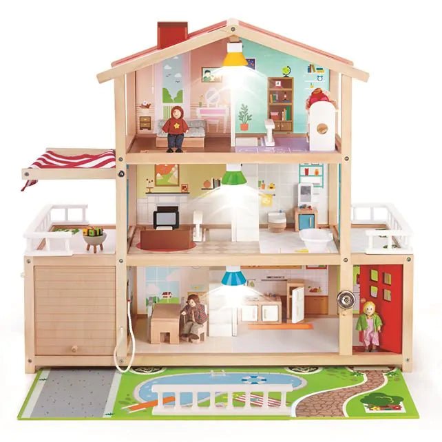 Hape - Hape - Doll Family Mansion - Playlaan