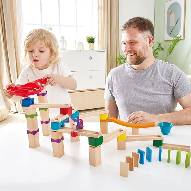 Hape - Hape - Knikkerbaan Marble Rally Block Set - Playlaan