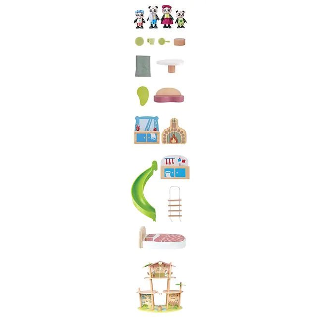 Hape - Hape - Panda's Bamboo House - Playlaan