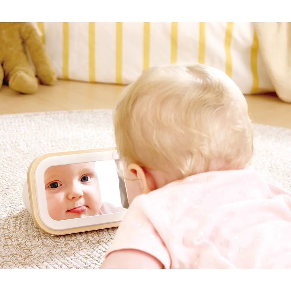 Hape - Hape - Sensorische draaitrommel met spiegel - Montessori - Playlaan