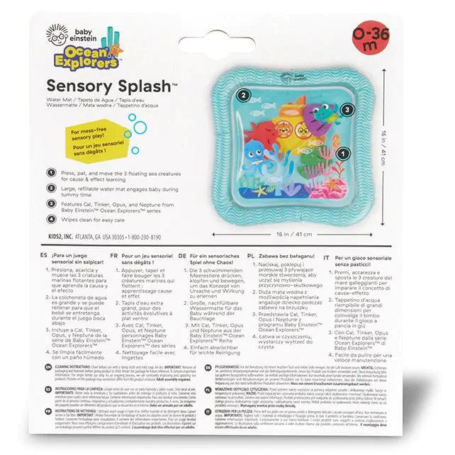 Hape - Hape - Sensorische Splash Water Mat - Baby Einstein - Playlaan