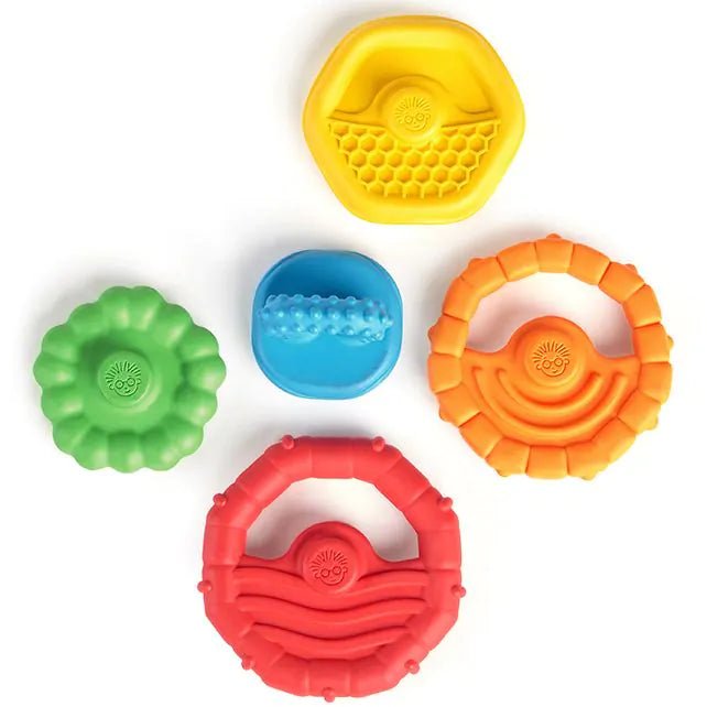 Hape - Hape - Stack & Teethe Multi - Texture Bijtring Speelgoed - Playlaan