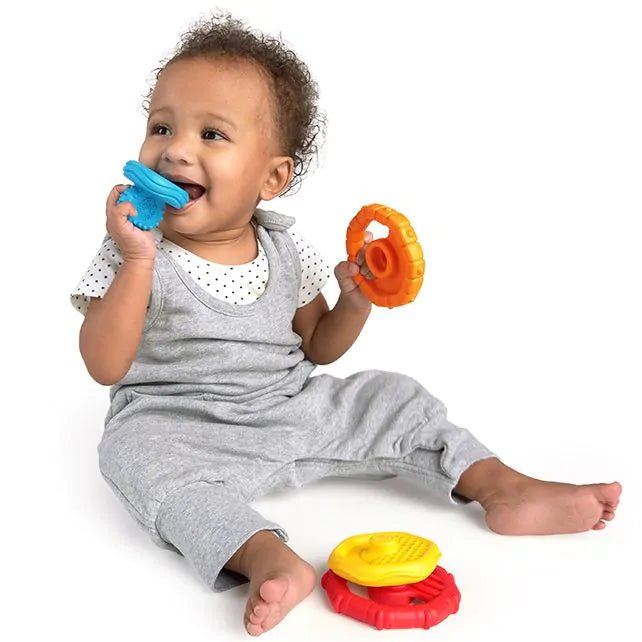 Hape - Hape - Stack & Teethe Multi - Texture Bijtring Speelgoed - Playlaan