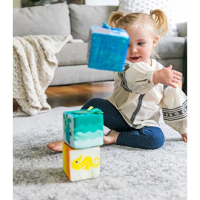 Hape - Hape - Zachte sensorische blokken 4st - Baby Einstein - Playlaan