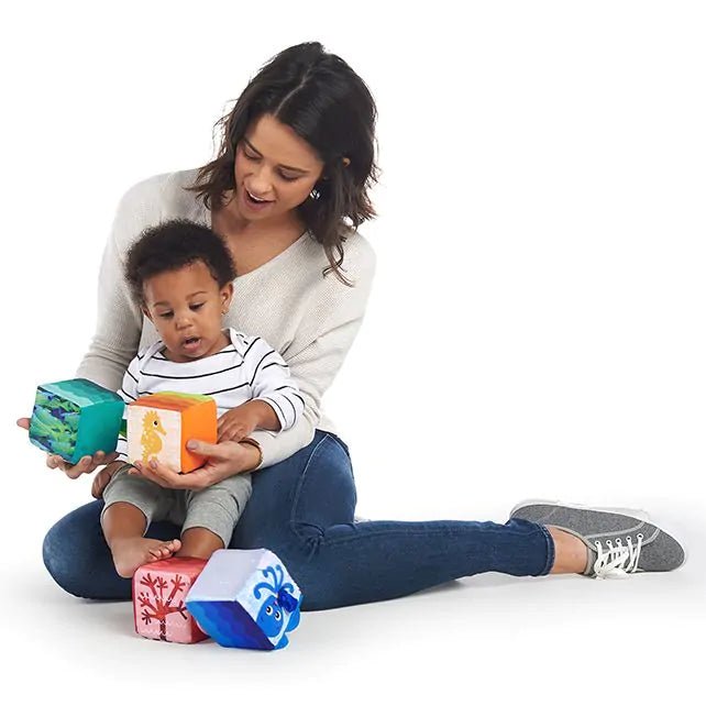 Hape - Hape - Zachte sensorische blokken 4st - Baby Einstein - Playlaan