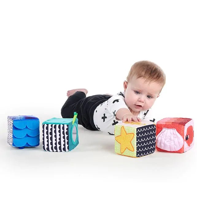Hape - Hape - Zachte sensorische blokken 4st - Baby Einstein - Playlaan