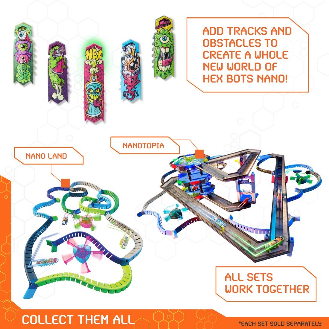 Hexbug - HexBots - Nano Gift Pack 5 stuks - Playlaan