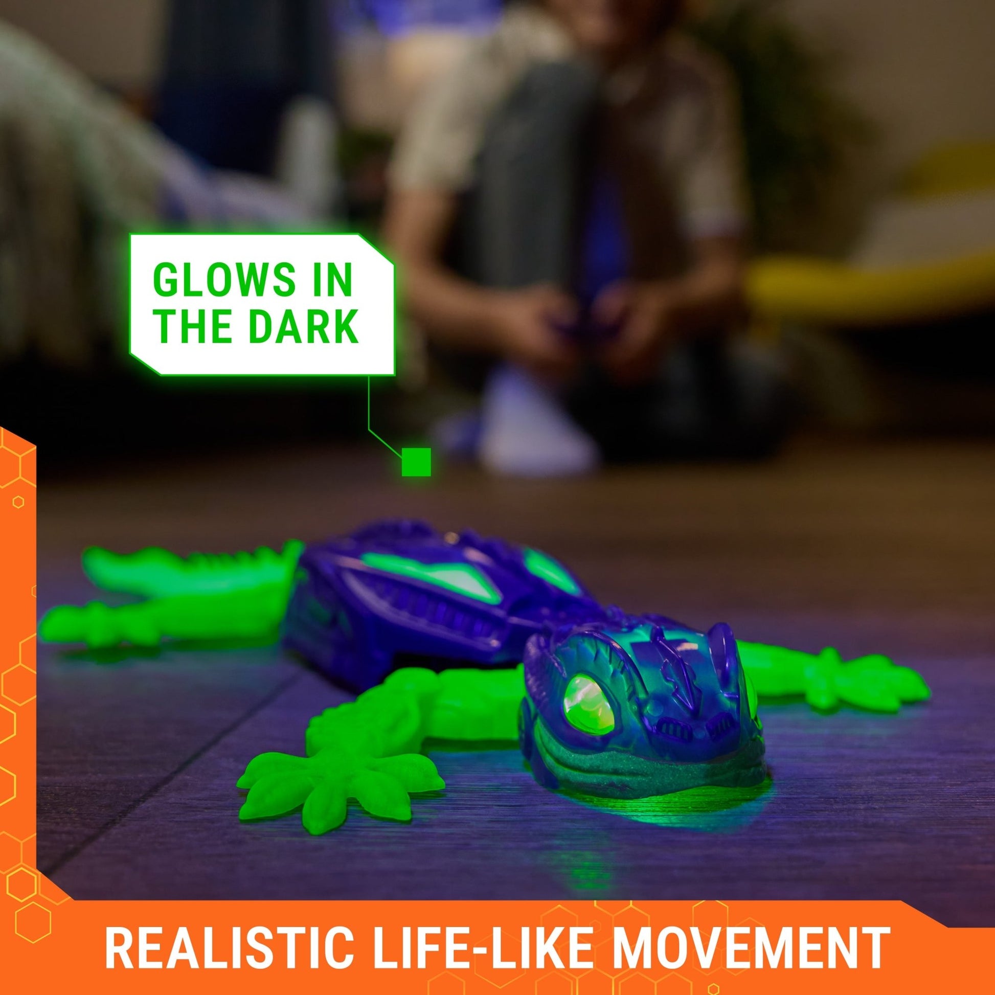 Hexbug - HexBots - Wall Crawler Gecko - Glow in the Dark - Playlaan