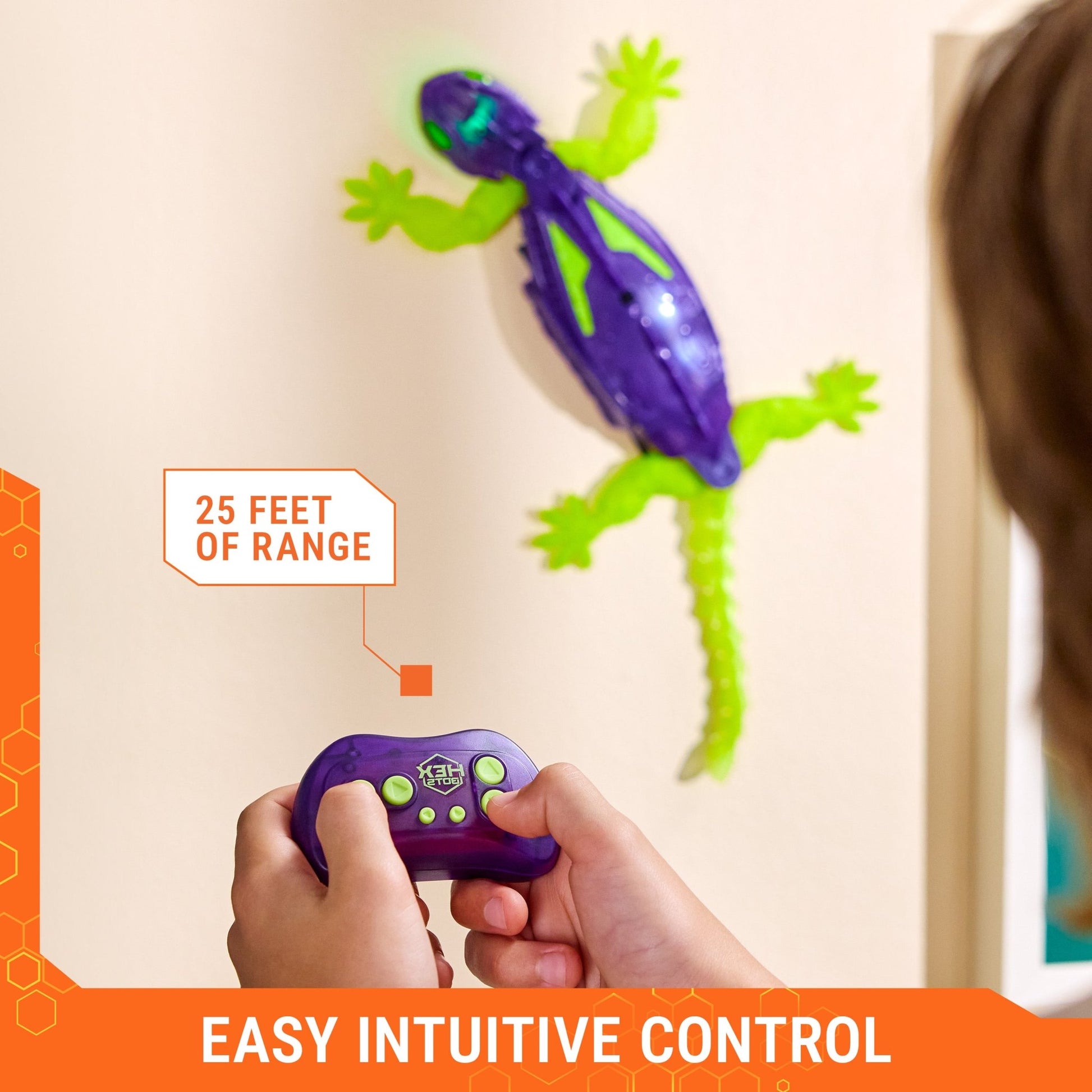 Hexbug - HexBots - Wall Crawler Gecko - Glow in the Dark - Playlaan