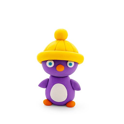 Hey Clay - Winter Holidays - Pinguin Kid - 5 potjes - Playlaan