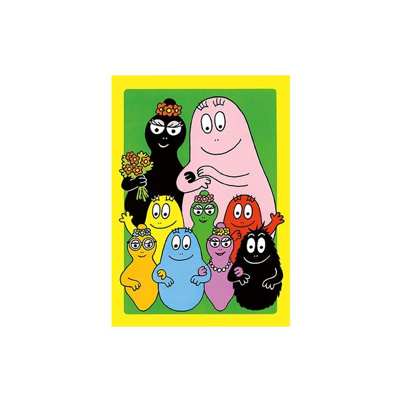 Hjelm Förlag - Ansichtkaart The Familie Barbapapa - Playlaan