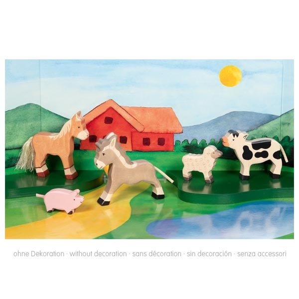 Holztiger - Holztiger - Houten boerderijdieren set - Playlaan