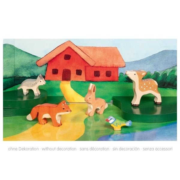 Holztiger - Holztiger - Houten bosdieren set - Playlaan
