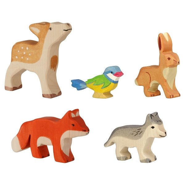 Holztiger - Holztiger - Houten bosdieren set - Playlaan