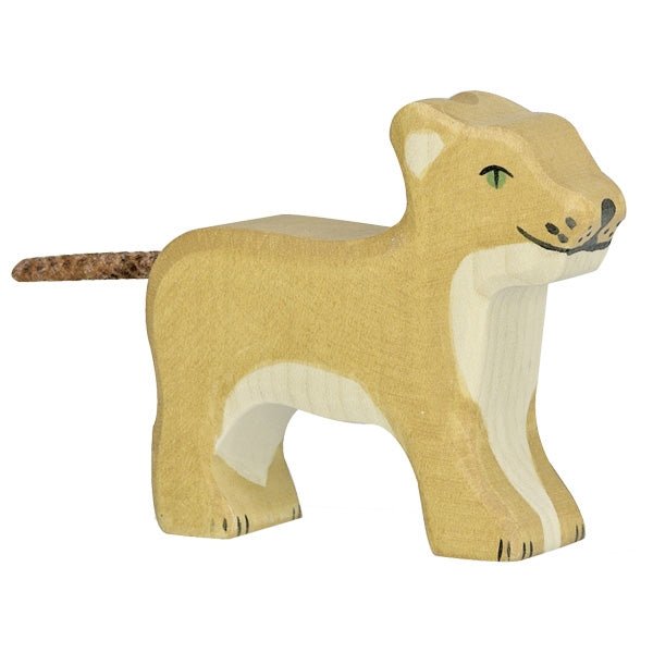 Holztiger - Holztiger - Houten Leeuw Klein – Staand - Playlaan