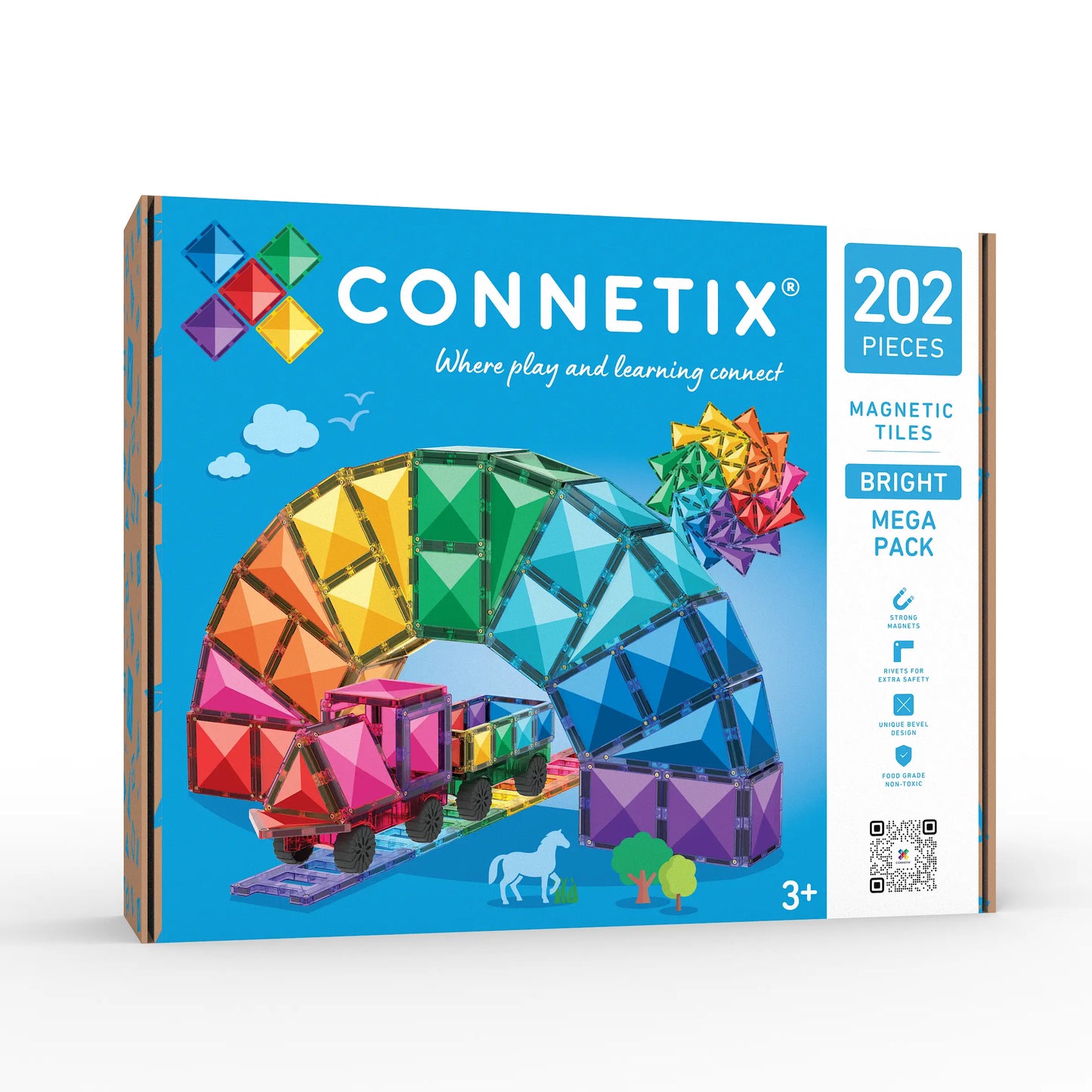 Connetix - Bright Mega Pack 202-delig