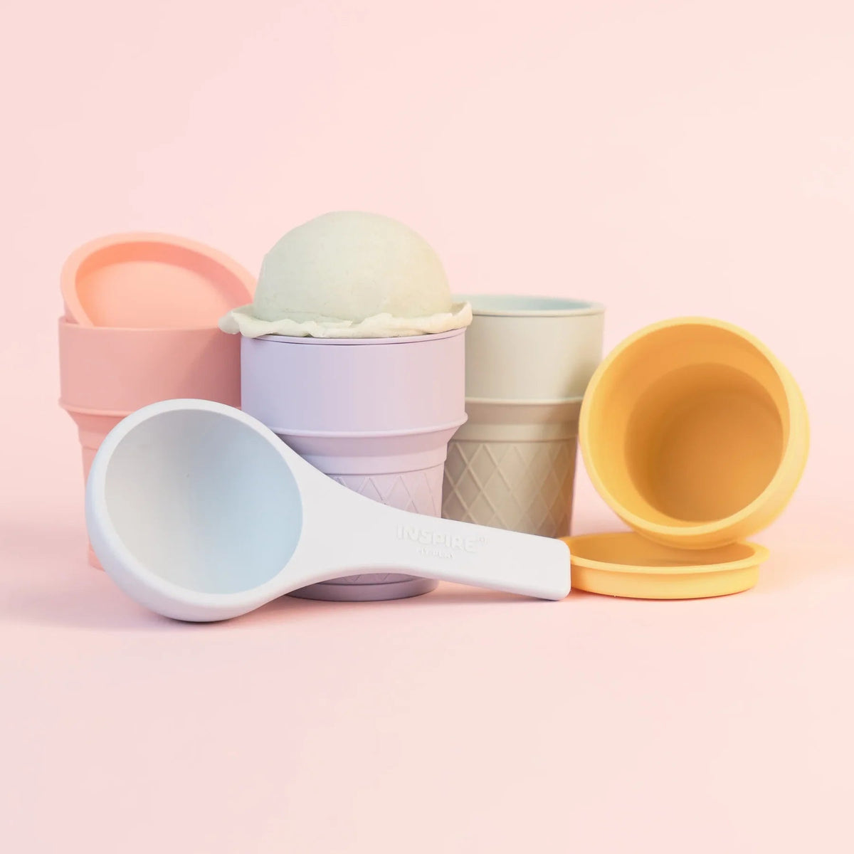 Inspire My Play - Inspire My Play - Ice Cream Play Set, Pastel - Playlaan