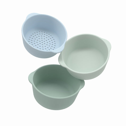 Inspire My Play - Inspire My Play - Kommetjes 3st - Blauw - Groen - Playlaan