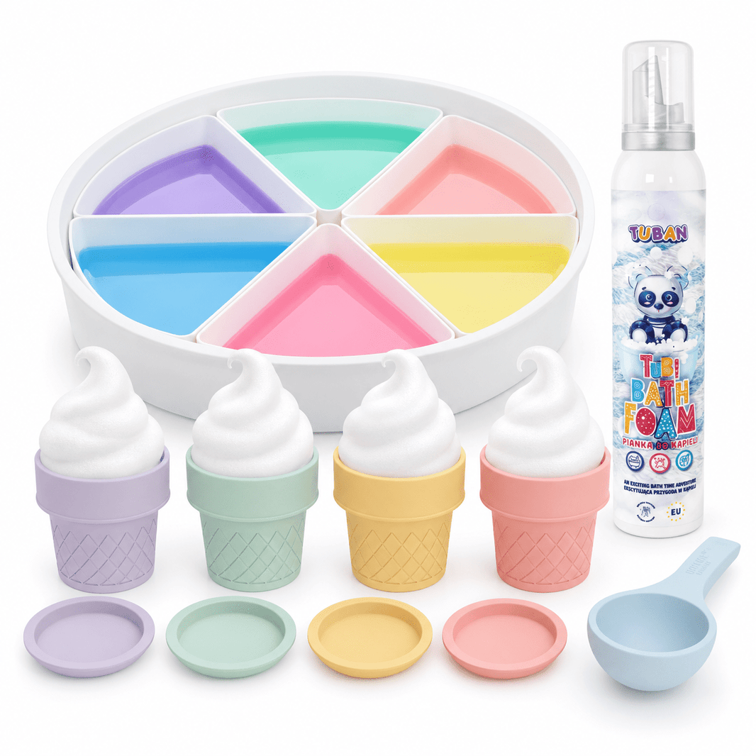 Inspire My Play - Inspire My Play - Sensorische Speelbak met IJsjesset en Tubi Schuim - Playlaan
