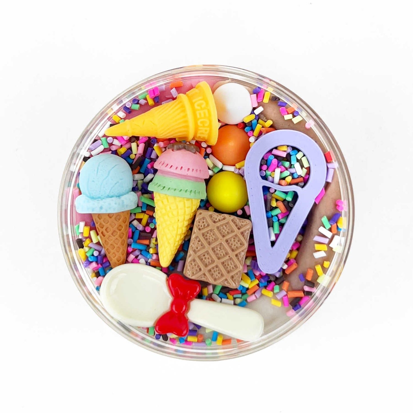 Invitation to Imagine - Invitation to Imagine - Geurende sensorische spelklei - Ice Cream Surprise Pot - Playlaan