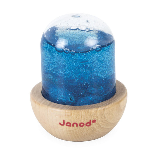Janod - Janod - Sensorische ontdekbubbels met glitter - blauw - Playlaan