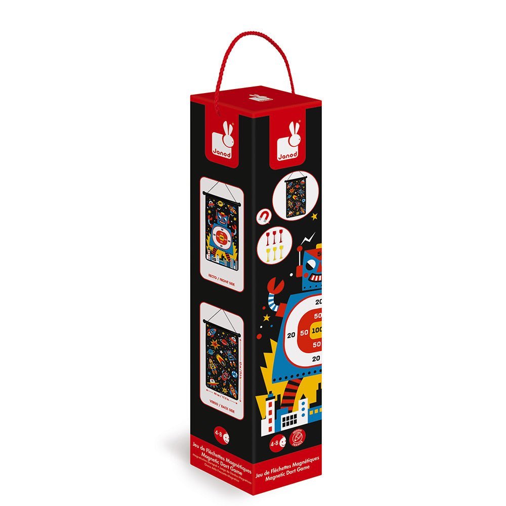 Janod - Janod Spel – Dartspel robots - Magnetische speelset - Playlaan