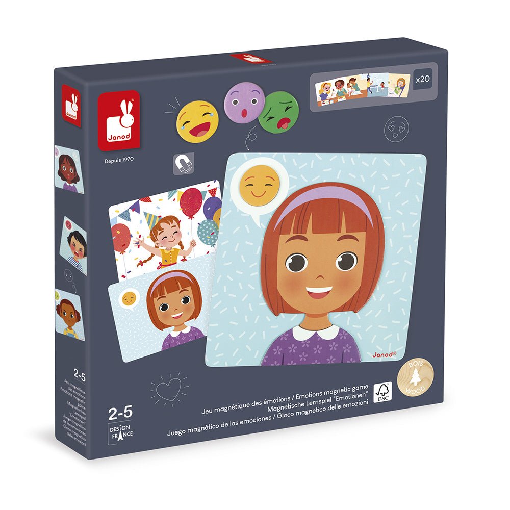 Janod - Magnetische Emoties spel - Playlaan