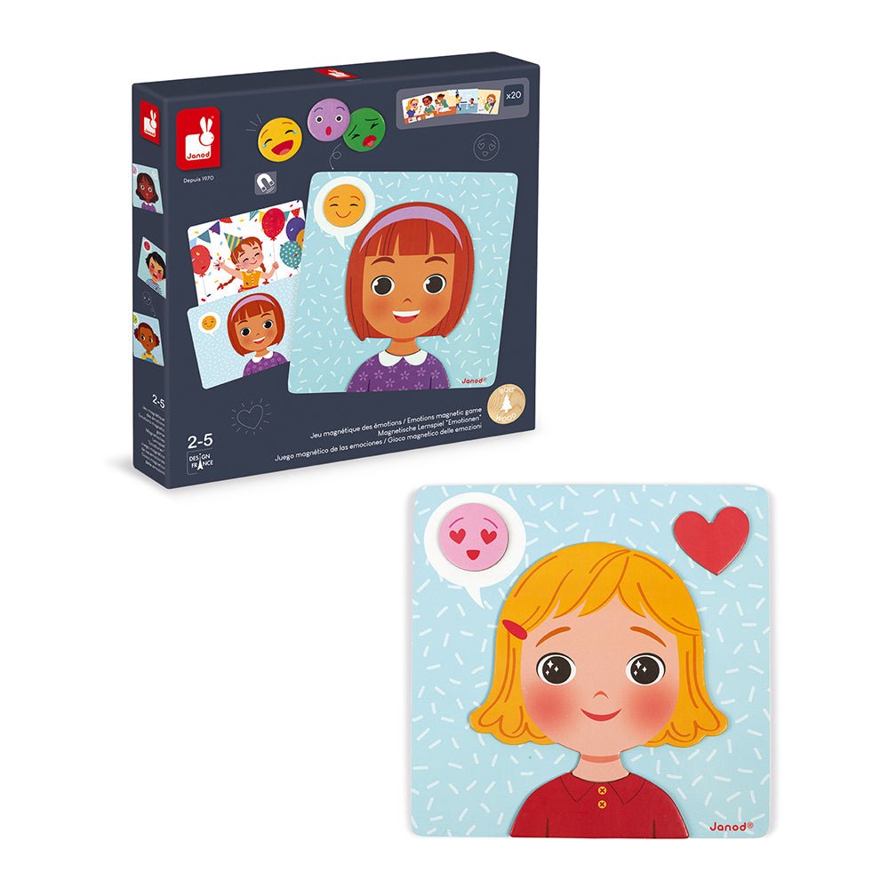 Janod - Magnetische Emoties spel - Playlaan