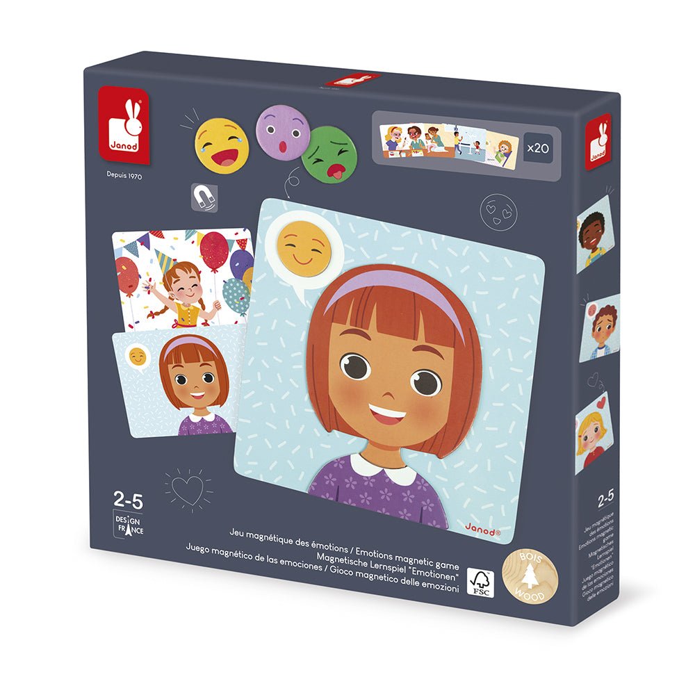 Janod - Magnetische Emoties spel - Playlaan