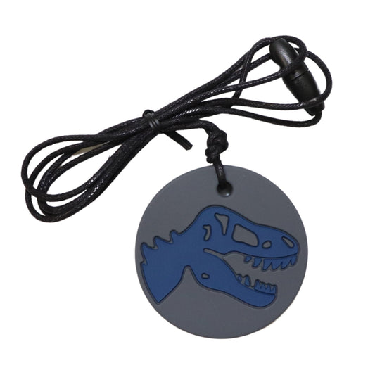 Jellystone Designs - Jellystone Designs - Kauwketting - Dino grijs - blauw - Playlaan