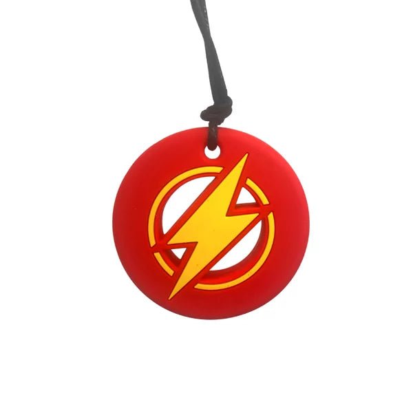 Jellystone Designs - Jellystone Designs - Kauwketting voor gemiddelde kauwbehoefte - Bliksem rood - Playlaan