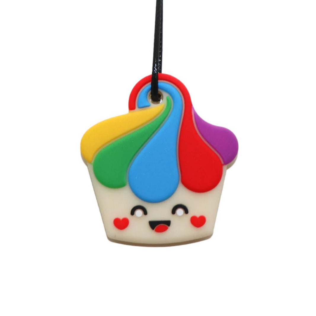 Jellystone Designs - Jellystone Designs - Kauwketting voor gemiddelde kauwbehoefte - Cupcake Regenboog - Playlaan