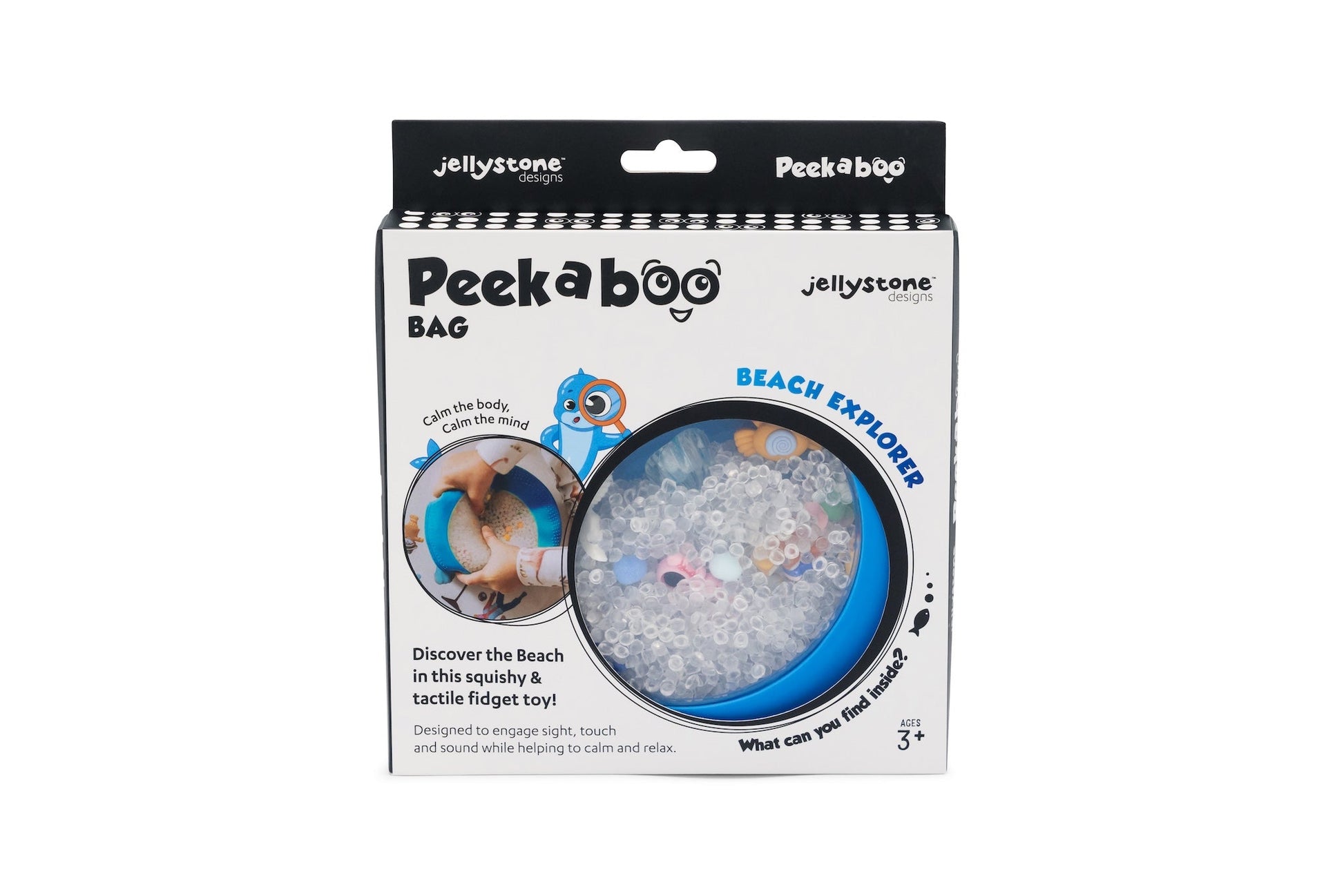 Jellystone Designs - Jellystone Designs - Peekeboo sensorische zakje - Strand - Playlaan