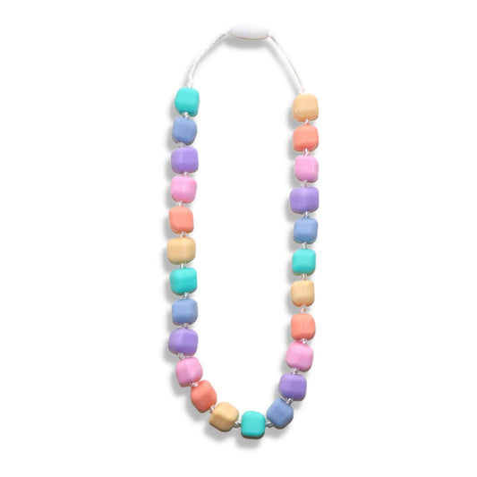 Jellystone Designs - Jellystone Designs - Prinses op de erwt bijtketting - Pastel regenboog - Playlaan