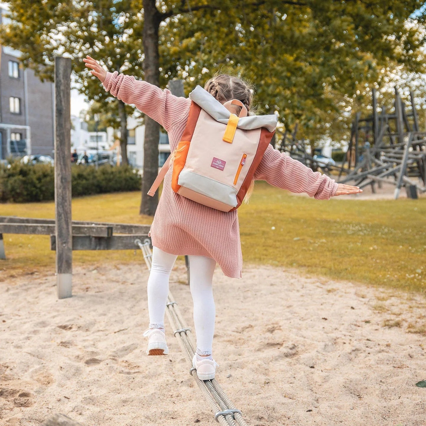 Johnny Urban - Johnny Urban - Junior Aaron Rugzak - Roze Multi - Playlaan