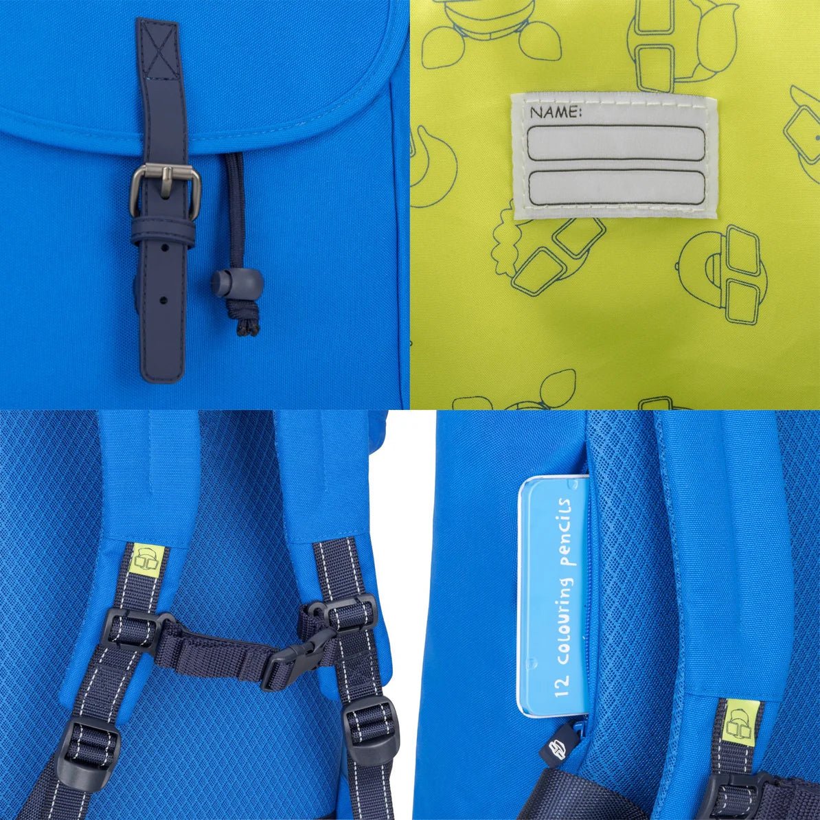 Johnny Urban - Johnny Urban - Rugzak Junior Liam - Blauw - Playlaan