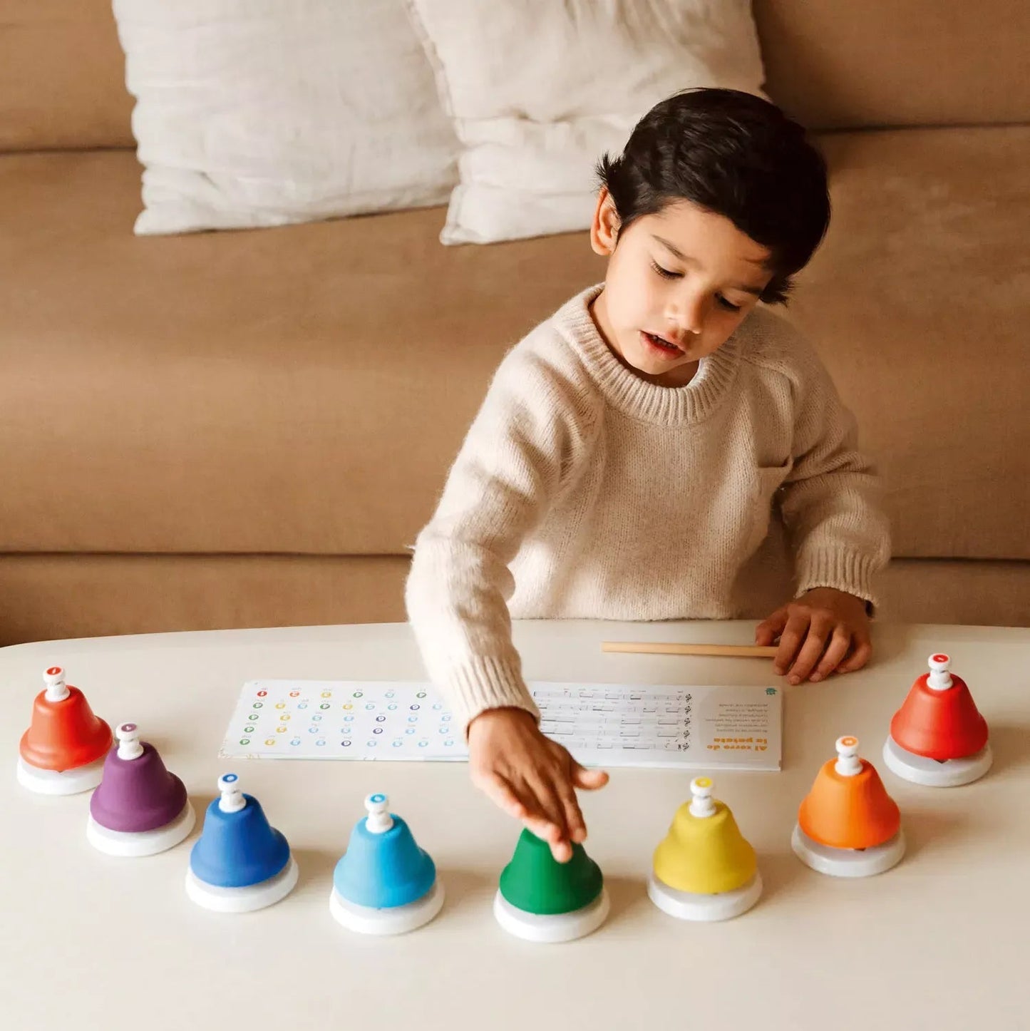 Juegaconmigo - Dingdangbu muziekbellen (drukknop) - 8 - delig - Playlaan