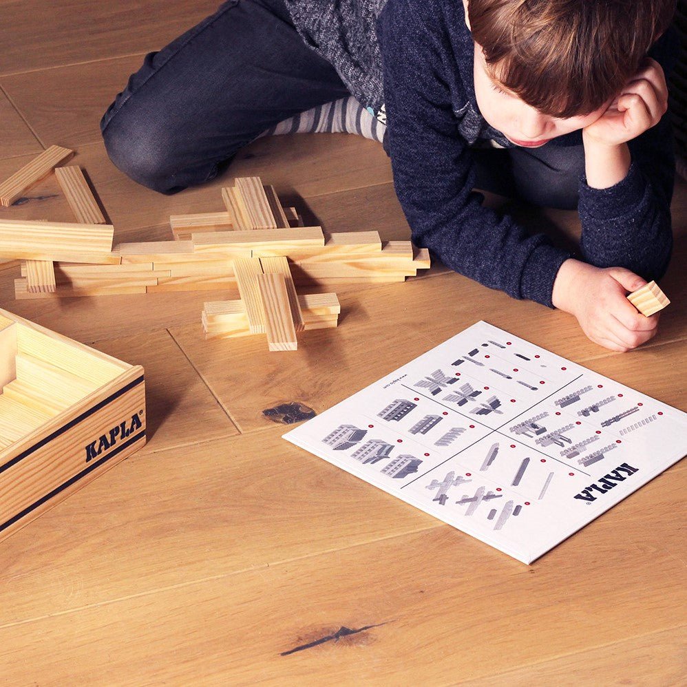 Kapla - Kapla - 100 CASE : 100 natural planks - Playlaan