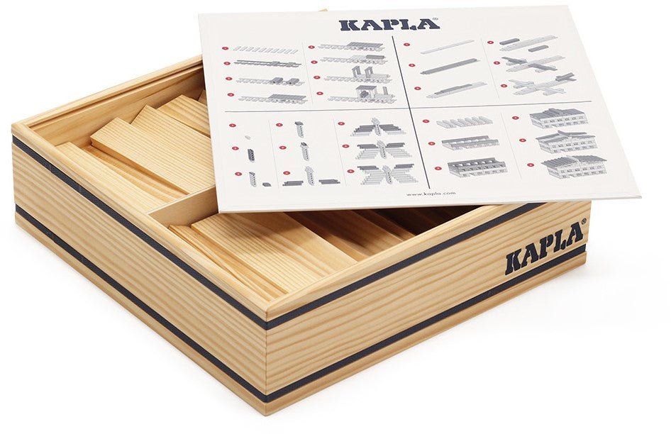 Kapla - Kapla - 100 CASE : 100 natural planks - Playlaan