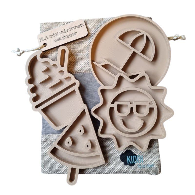 Kiddi - Kiddi - Vulvormen PLA set - Zomer - Playlaan