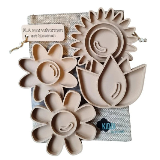 Kiddi - Kiddi - Vulvormen set bloemen PLA mini - Playlaan