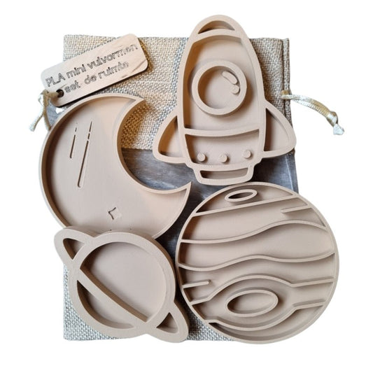 Kiddi - Kiddi - Vulvormen set ruimte PLA mini - Playlaan
