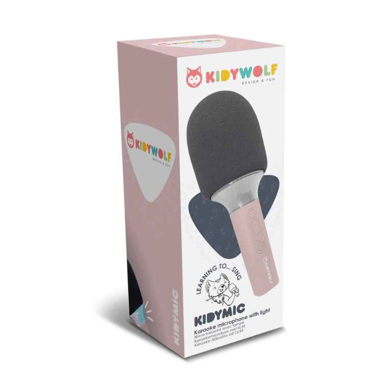 Kidywolf - KIDYMIC Karaoke microphone Pink - Playlaan