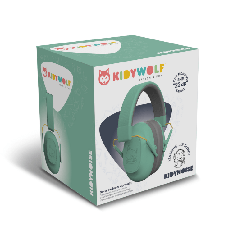 Kidywolf - KIDYNOISE Noise cancling headphones green - Playlaan