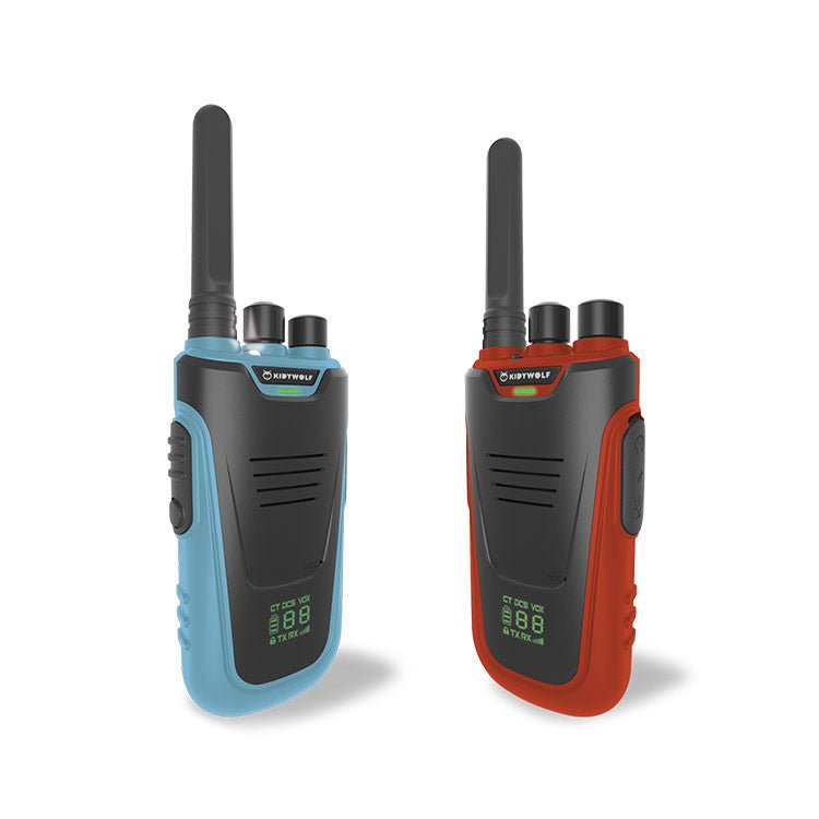 Kidywolf - KIDYTALK Talkie-walkies blue-red 3-6 km Distance - Playlaan