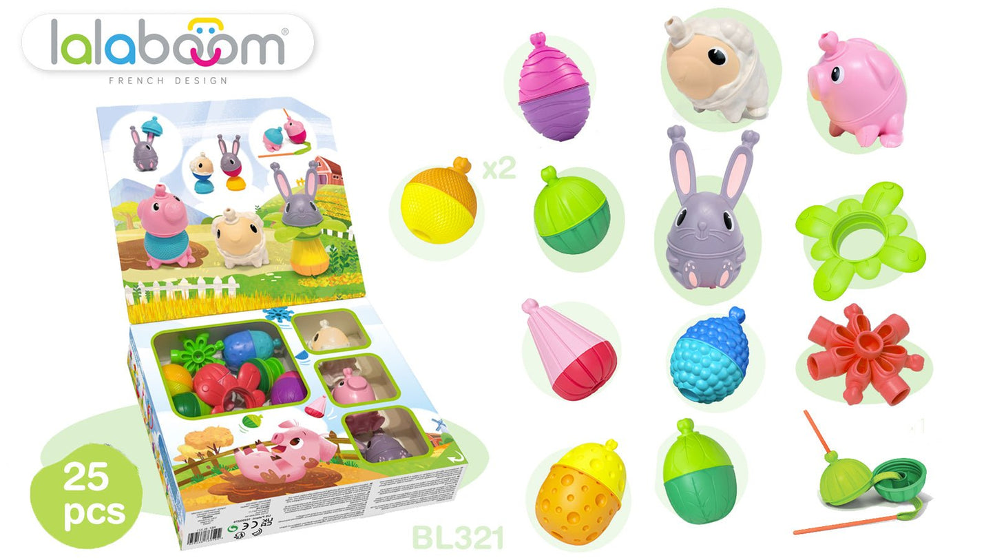 Lalaboom - Lalaboom - Boerderij Cadeaudoos (25 st) - Playlaan