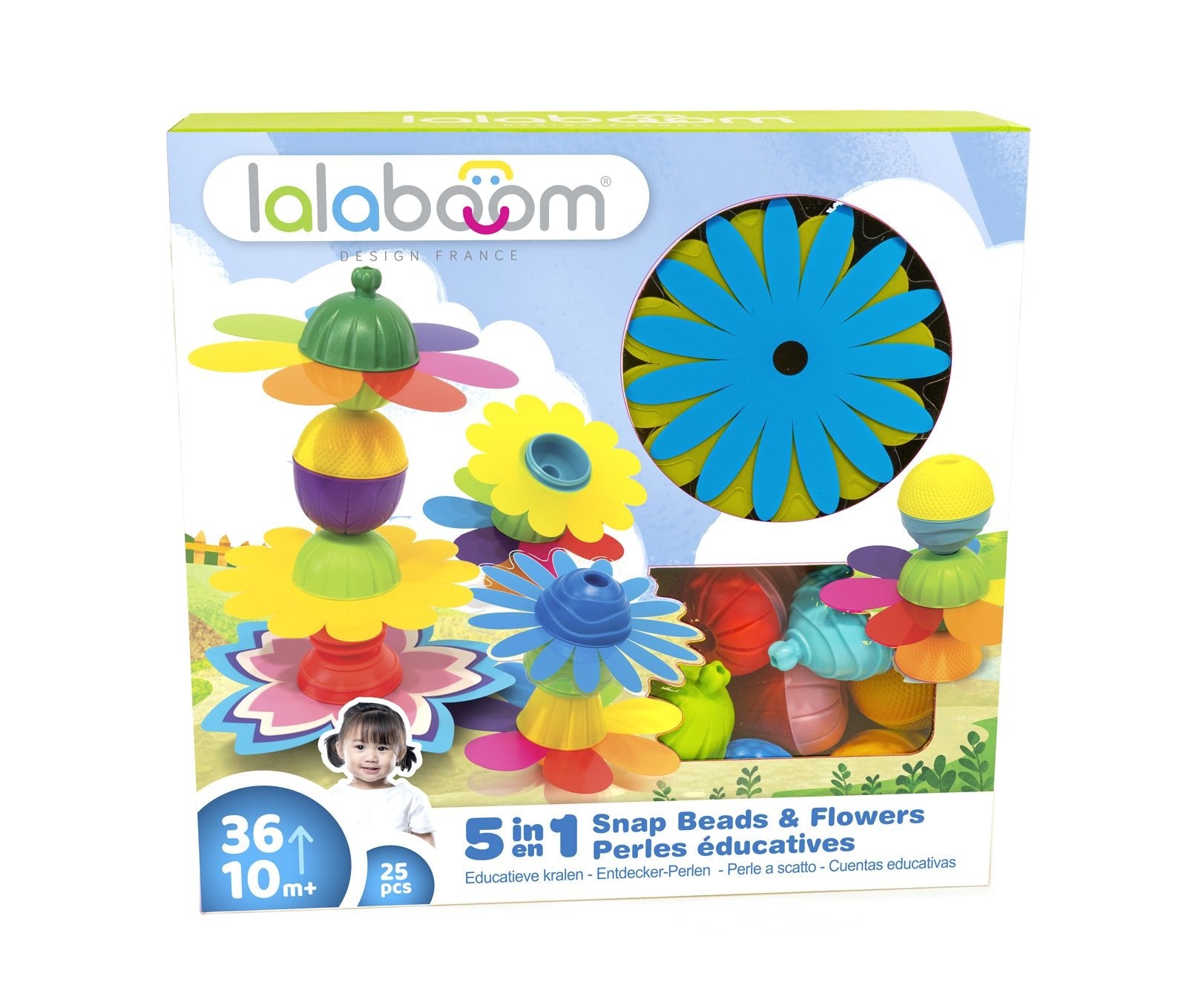 Lalaboom - Lalaboom - Kralenset met Bloemen (25 st) - Playlaan