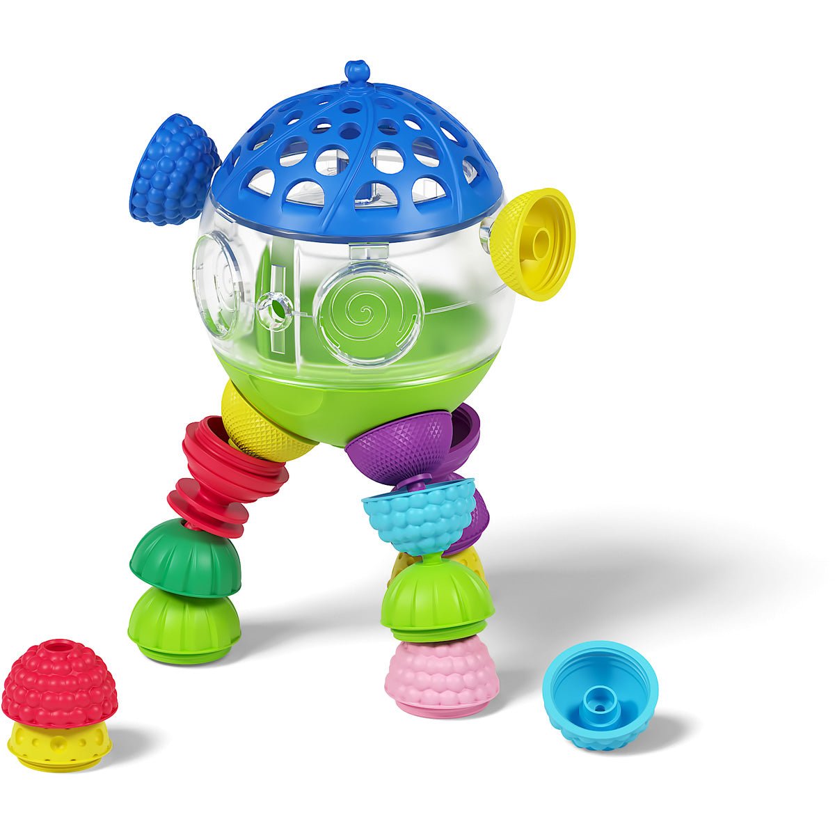 Lalaboom - Lalaboom – Plonsbal en educatieve kralen (12 stuks) - Playlaan